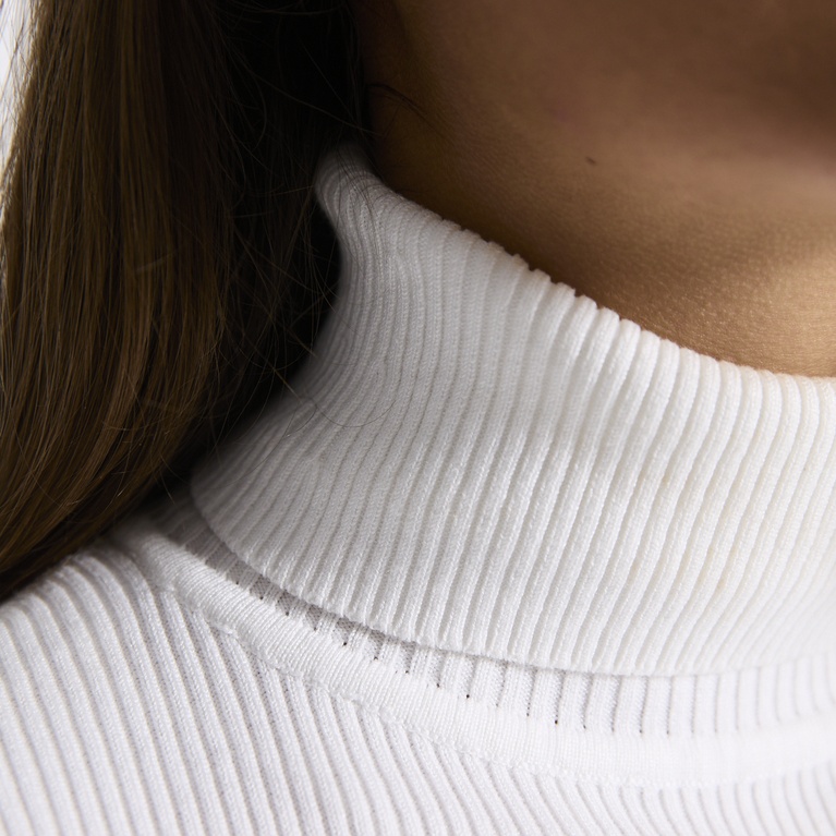Rib turtleneck sweater "Leyla"